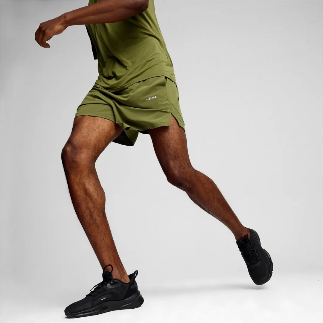 PUMA FIT 5 Ultrabreathe Stretch Short Heren Sportbroek - Olive Green