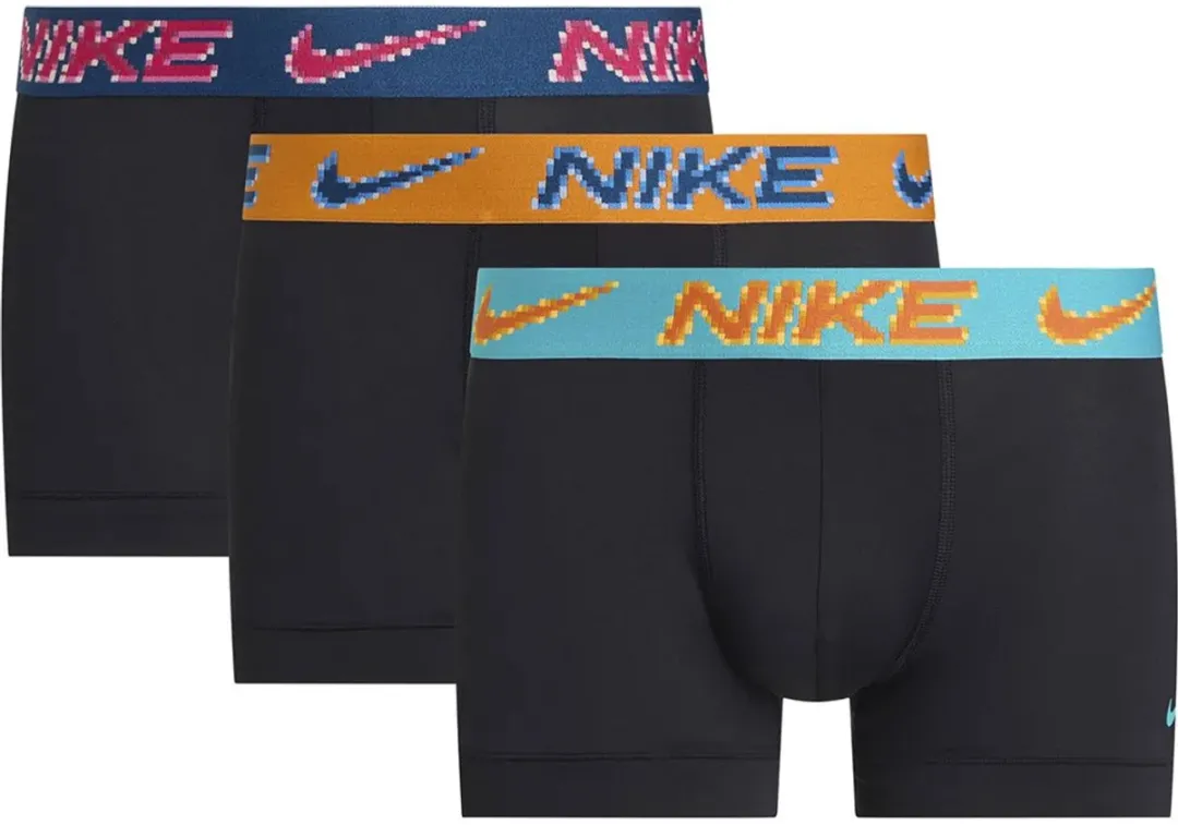 Nike Dri-FIT ES Trunk Boxers - 3 Stuks - Zwart