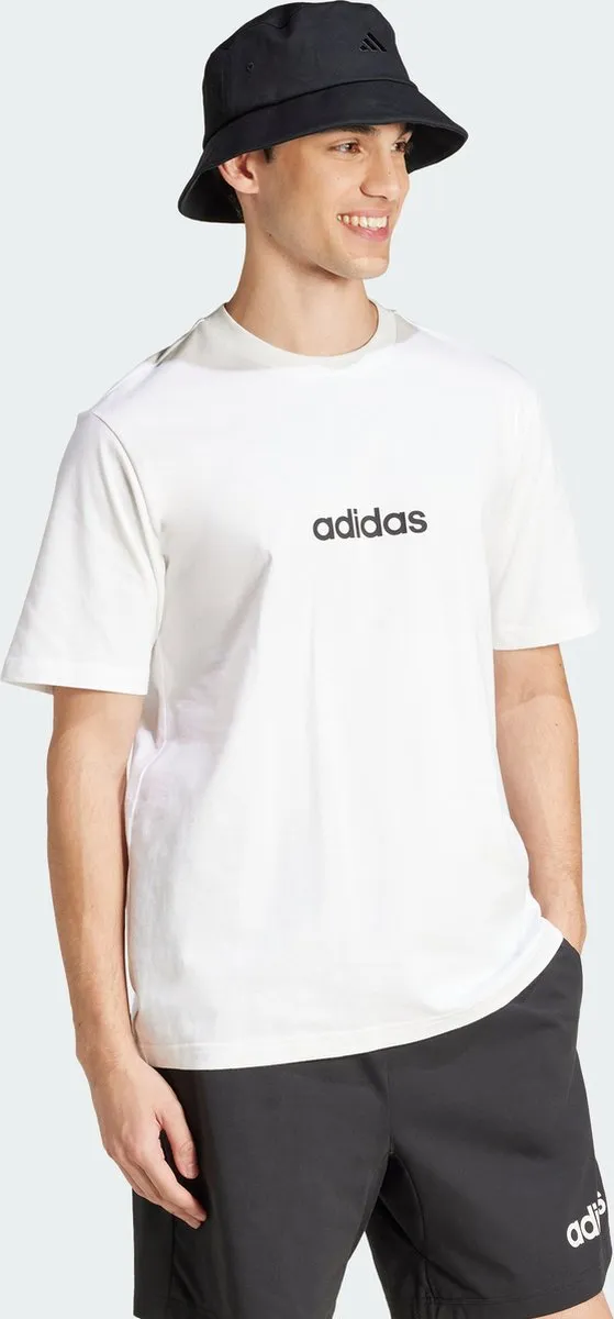 Adidas Essentials Linear T-Shirt JE9000 - 4XL - Wit