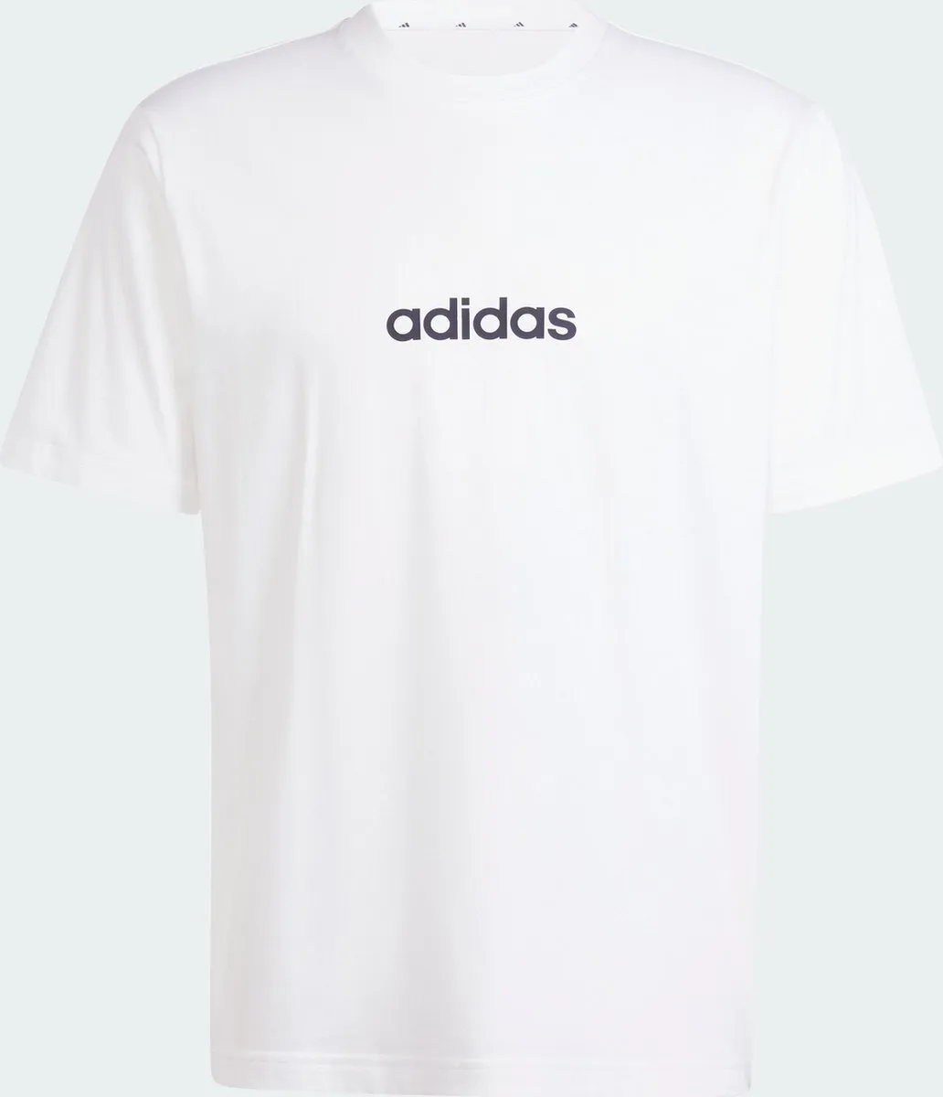 Adidas Essentials Linear T-Shirt JE9000 - 4XL - Wit - afbeelding 6 van 6