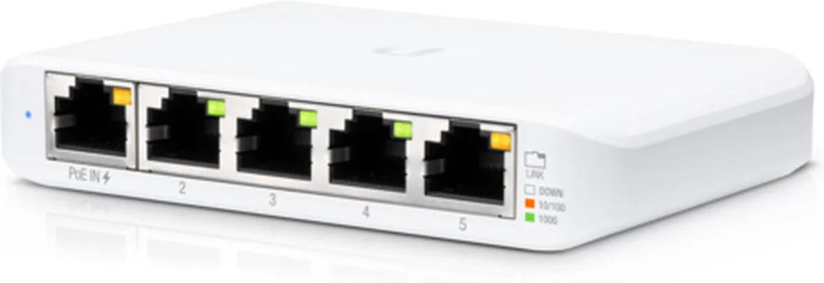 Ubiquiti UniFi Switch FLEX Mini 5 Poorten - 5 Stuks