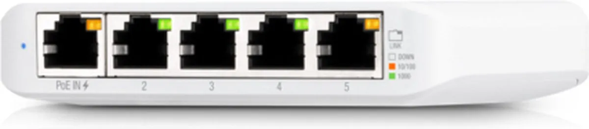 Ubiquiti UniFi Switch FLEX Mini 5 Poorten - 5 Stuks