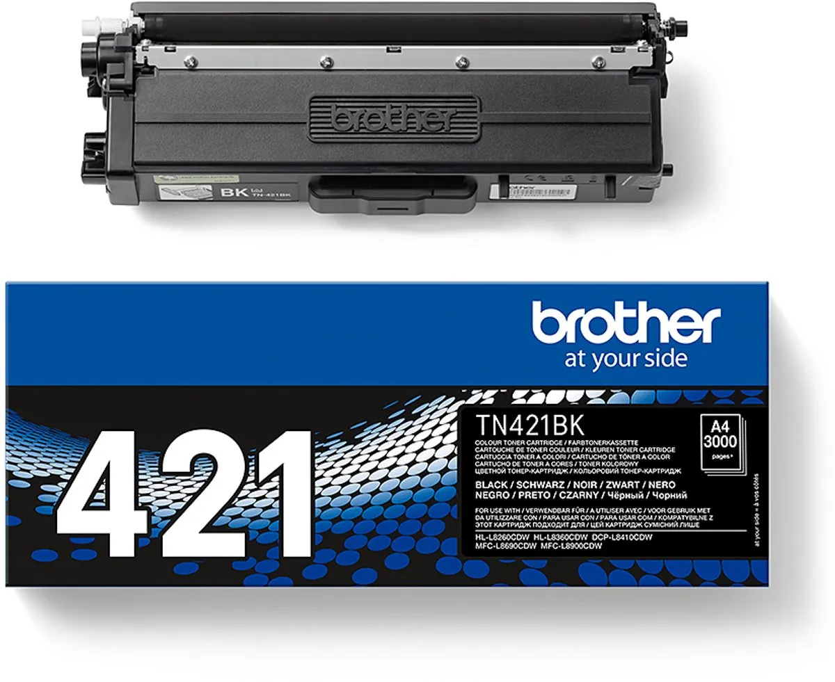 Brother TN-421BK Toner - Zwart