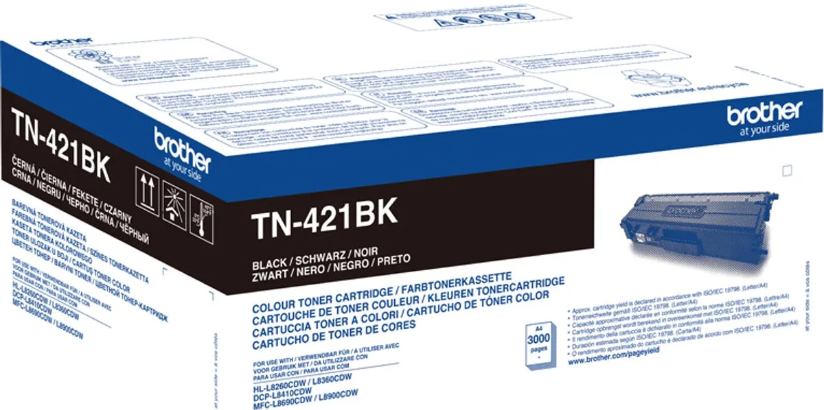 Brother TN-421BK Toner - Zwart