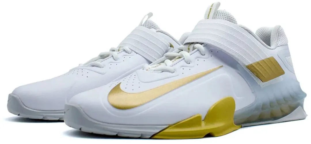 Nike Savaleos Gewichthefschoenen 40 - Wit/Goud/Grijs - afbeelding 6 van 6