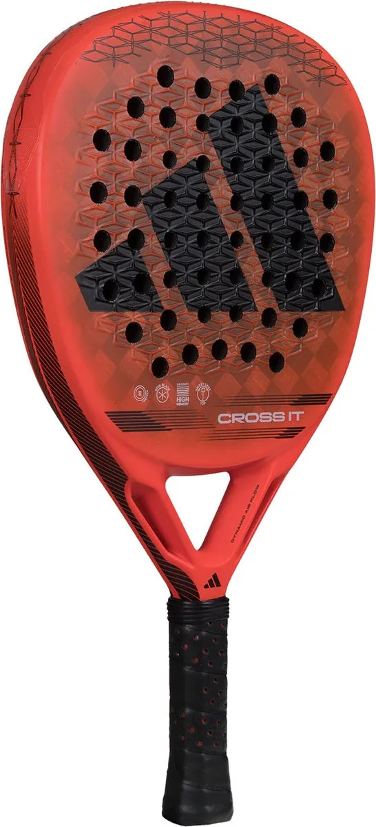 Adidas Padelracket Cross It Outlet - L0 - Rood/Zwart
