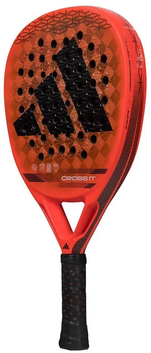 Adidas Padelracket Cross It Outlet - L0 - Rood/Zwart