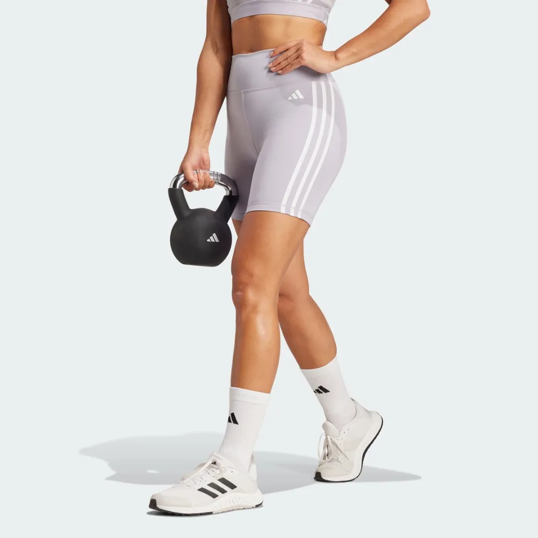 Adidas Performance Training Essentials 3-Stripes Korte Legging IX0970 - Grijs
