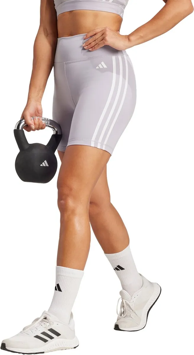 Adidas Performance Training Essentials 3-Stripes Korte Legging IX0970 - Grijs