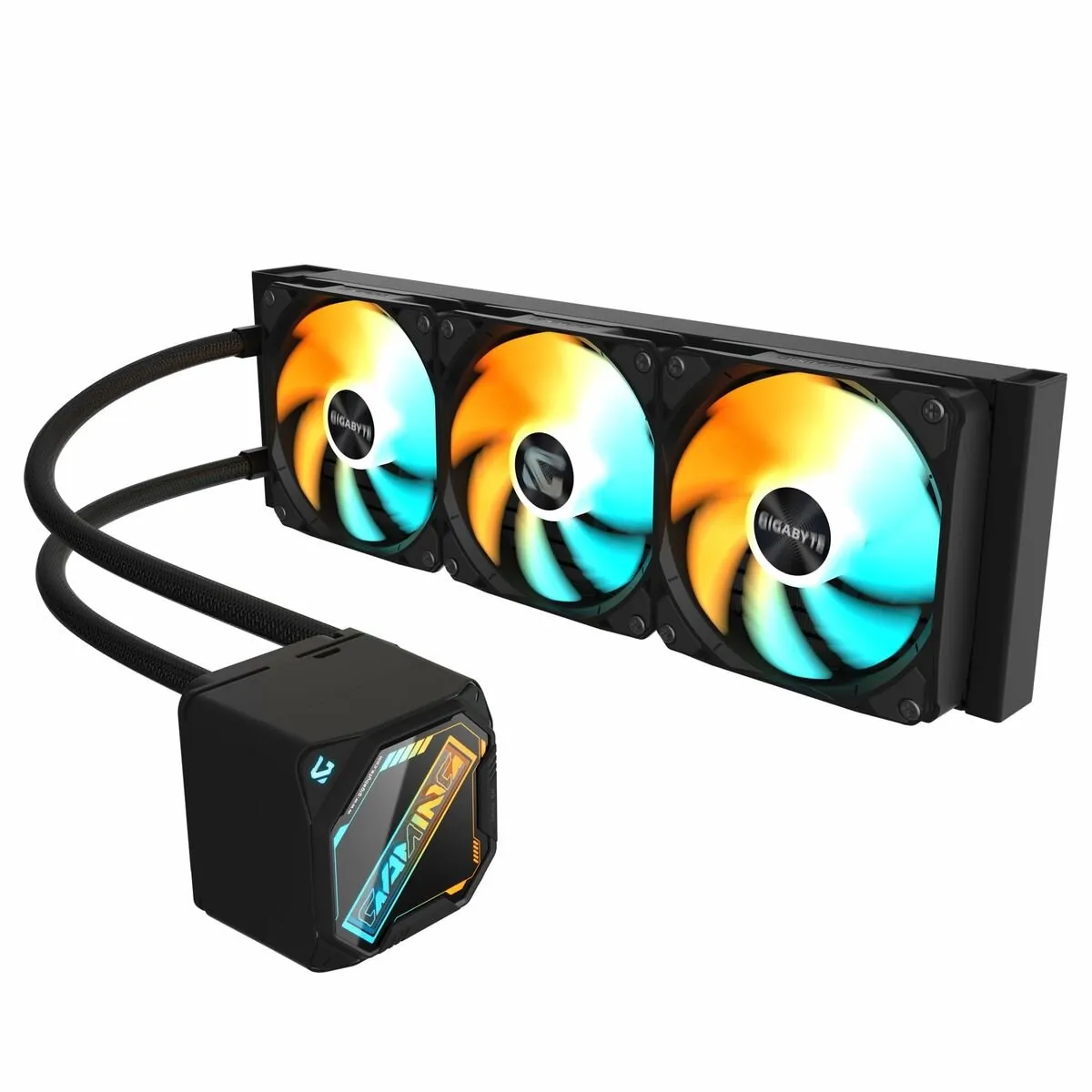 Gigabyte GAMING 360 GP-GIGABYTE GME 360 Vloeistofkoeler - 3x12cm - Zwart