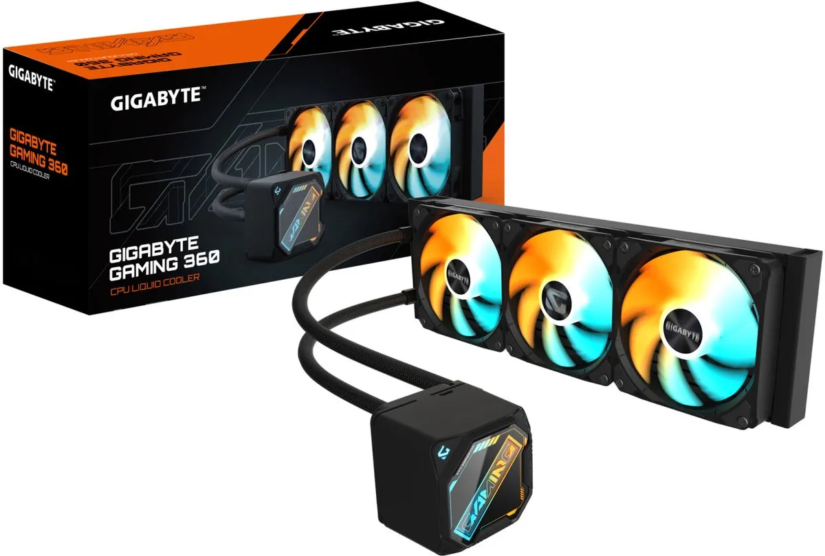 Gigabyte GAMING 360 GP-GIGABYTE GME 360 Vloeistofkoeler - 3x12cm - Zwart