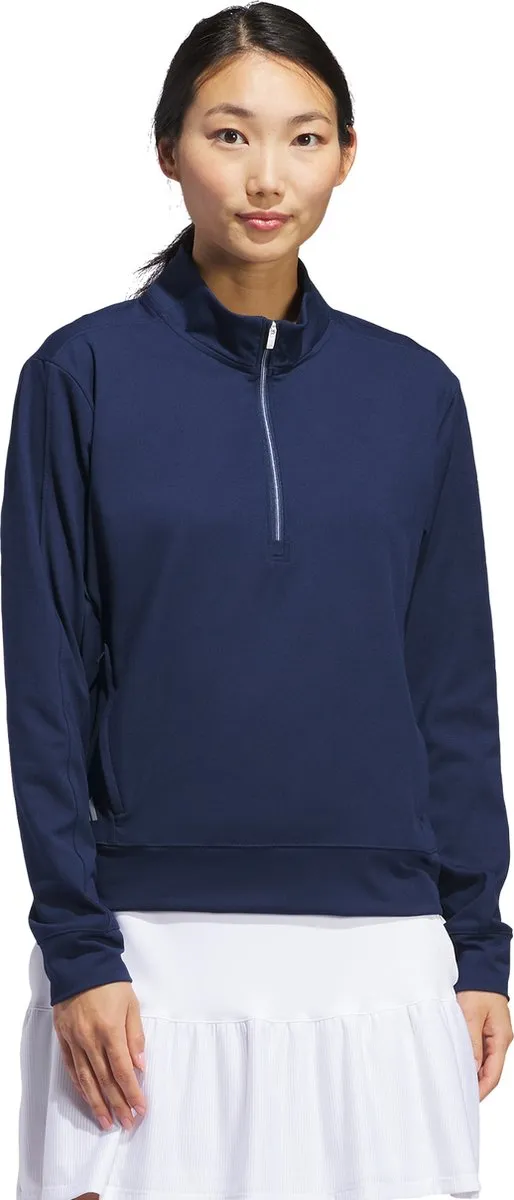 adidas Performance Ultimate365 Halflange Rits Sweater - Blauw