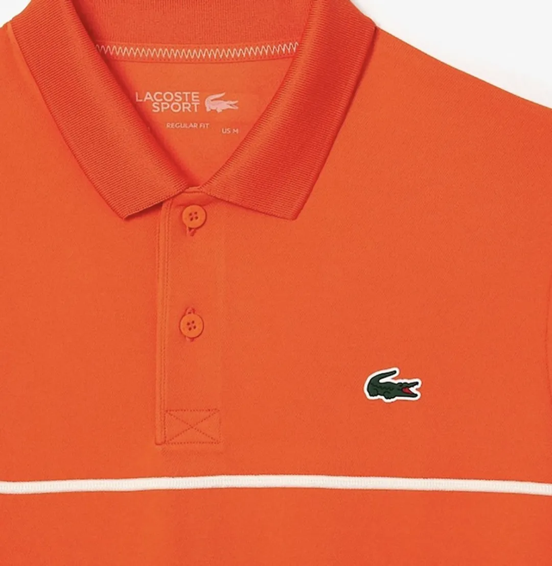 Lacoste Polo Tennis/Padel Heren - Oranje XXL