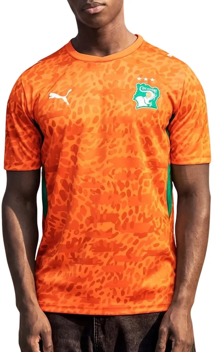 PUMA Ivoorkust Thuis Shirt WK2026 - XXL - Oranje/Groen