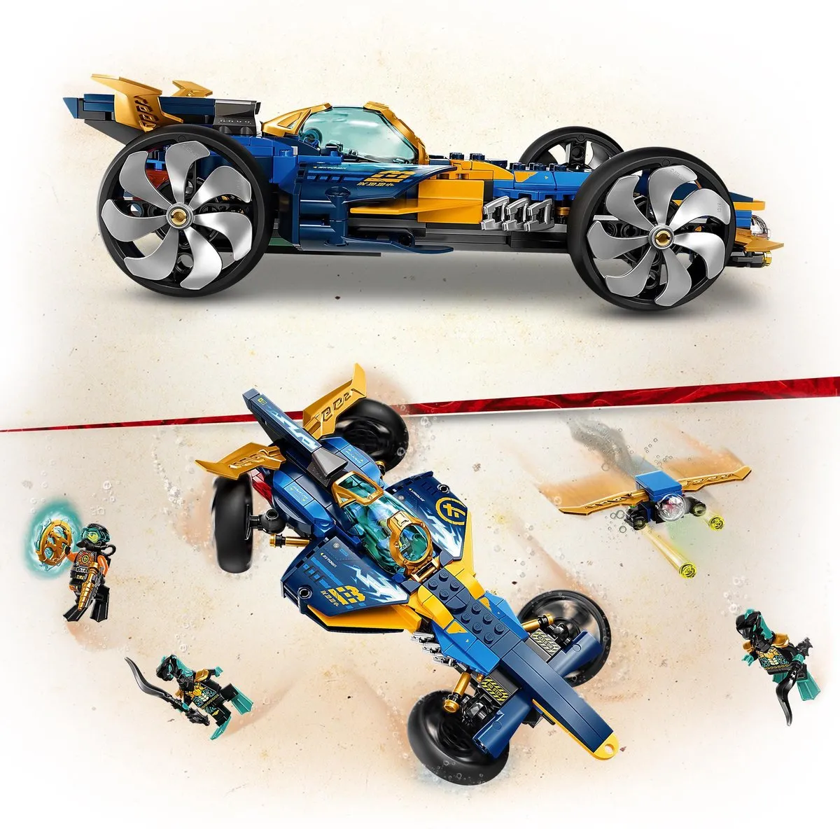 LEGO Ninjago Ninja Sub-speeder 71752 - 356 Stukken