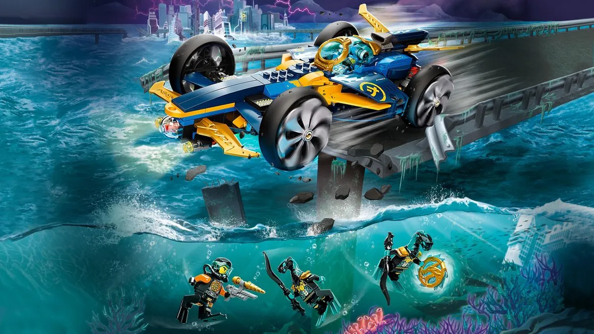 LEGO Ninjago Ninja Sub-speeder 71752 - 356 Stukken