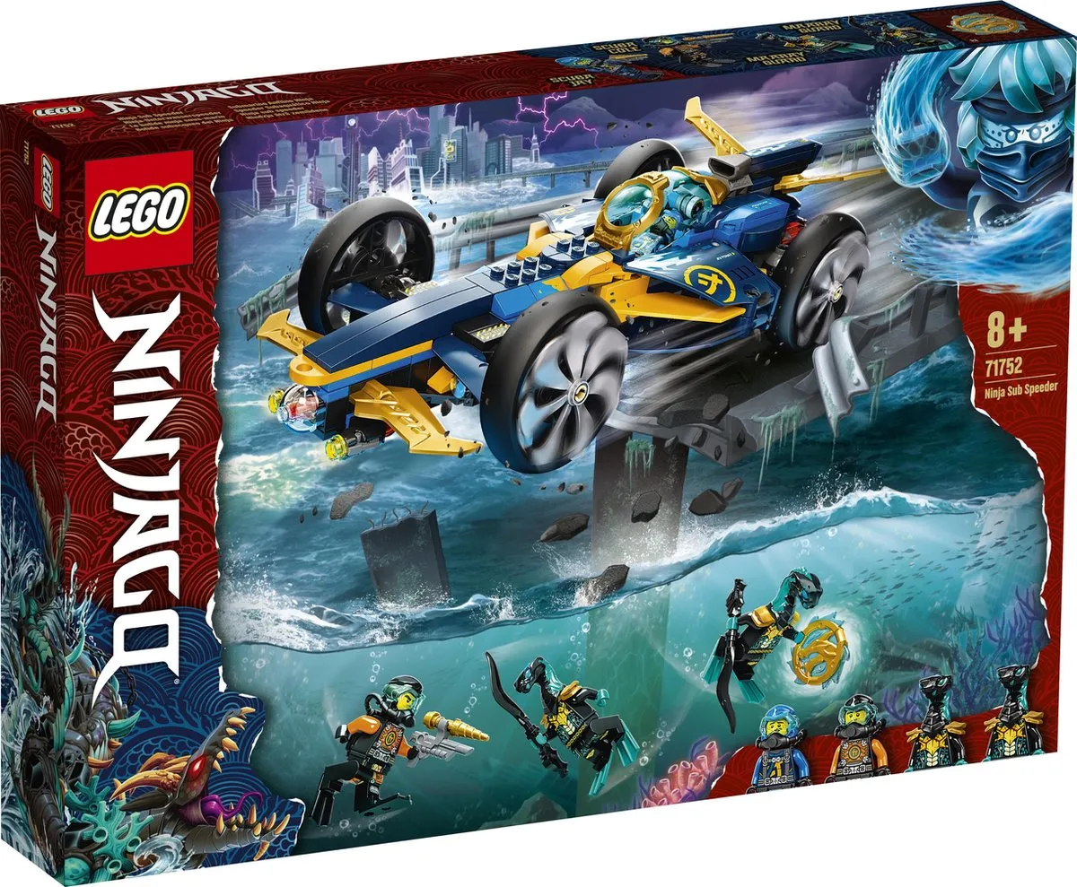 LEGO Ninjago Ninja Sub-speeder 71752 - 356 Stukken