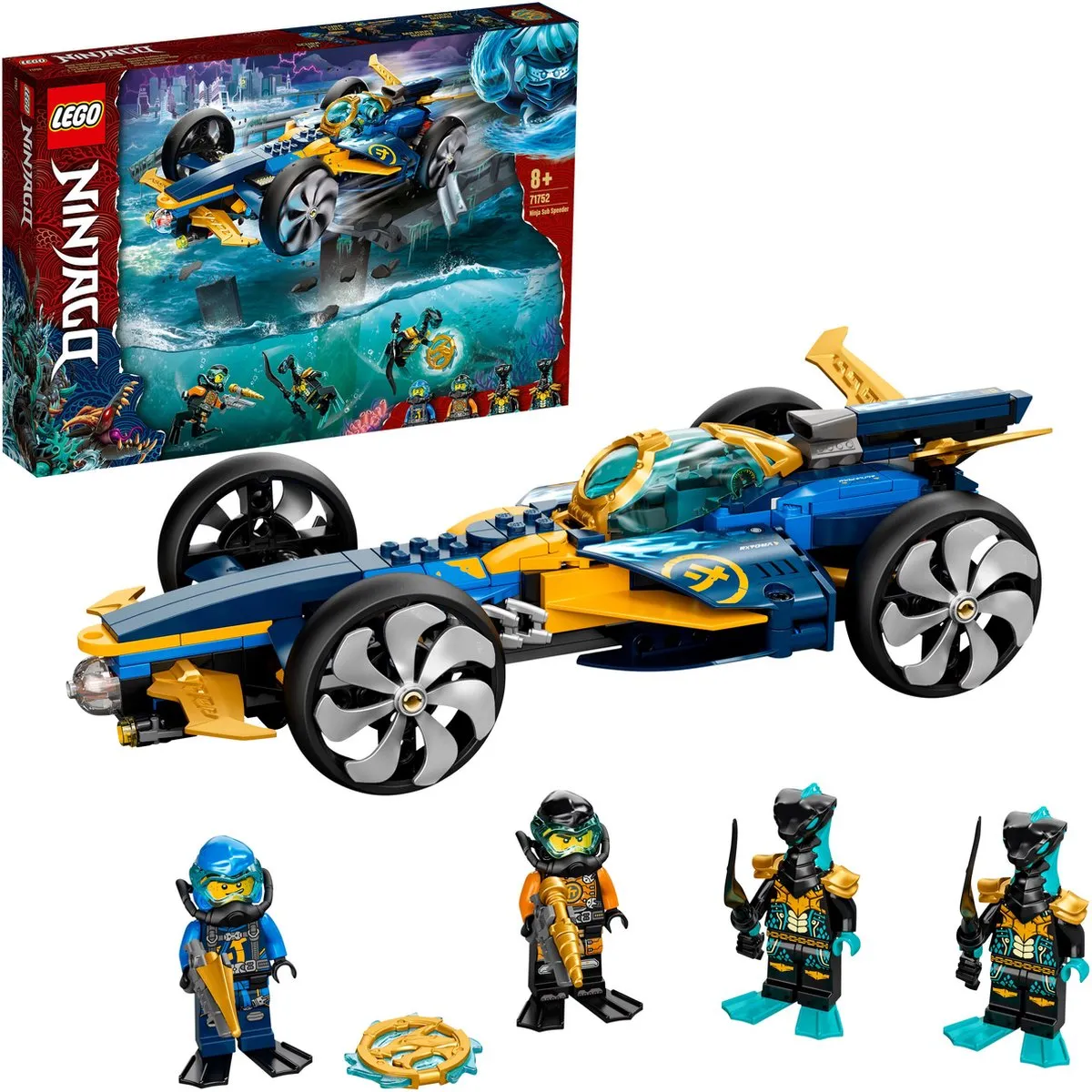 LEGO Ninjago Ninja Sub-speeder 71752 - 356 Stukken - afbeelding 6 van 6