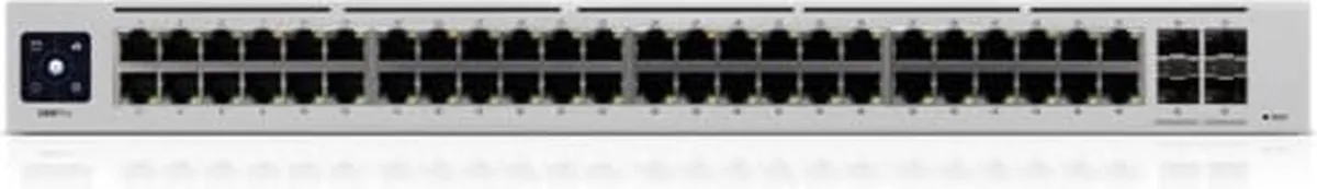 Ubiquiti UniFi USW-Pro-48-POE Layer 3 Switch - 48 Poorten - Grijs