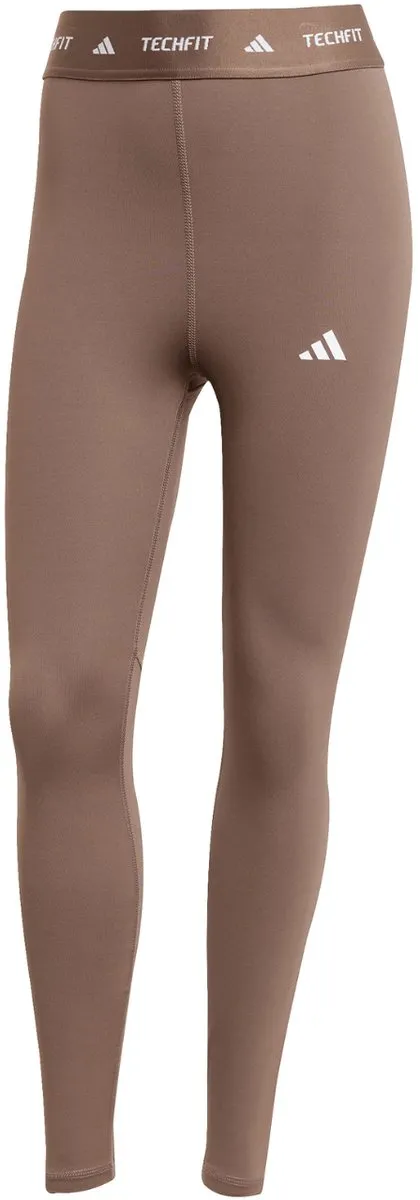 adidas Techfit 7/8 Legging Dames XS - Bruin