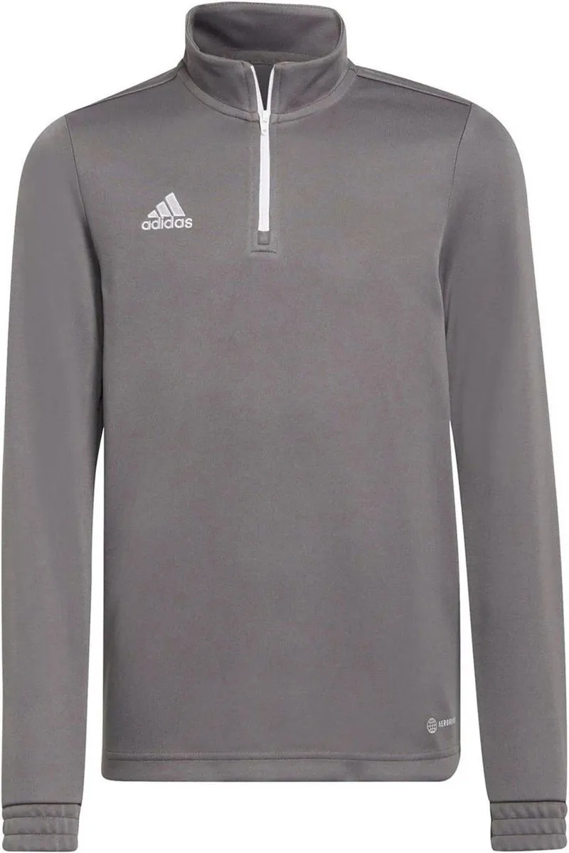 Adidas Entrada 22 Trainingssweater Junior 176 - H57549 - Grijs/Wit