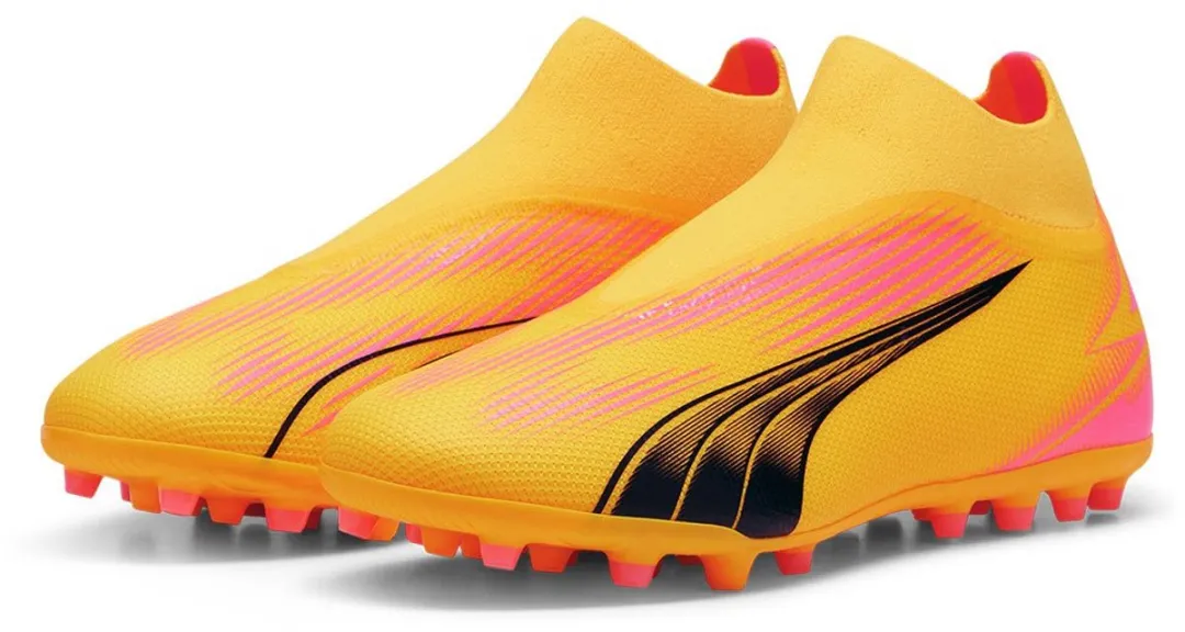 PUMA Ultra Match+ Ll Mg Voetbalschoenen - 46 - Geel