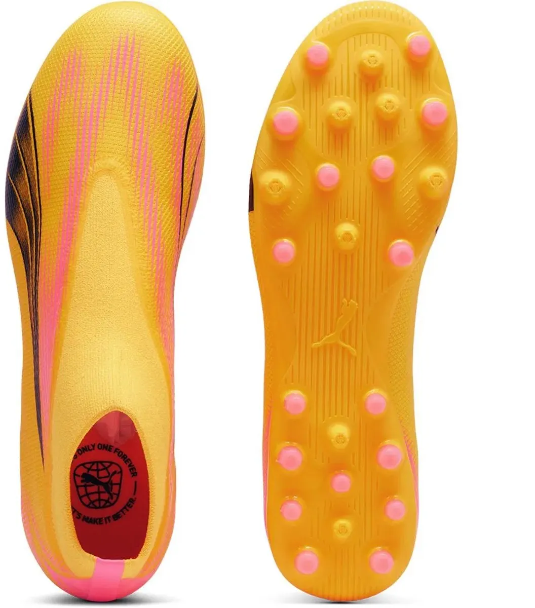 PUMA Ultra Match+ Ll Mg Voetbalschoenen - 46 - Geel