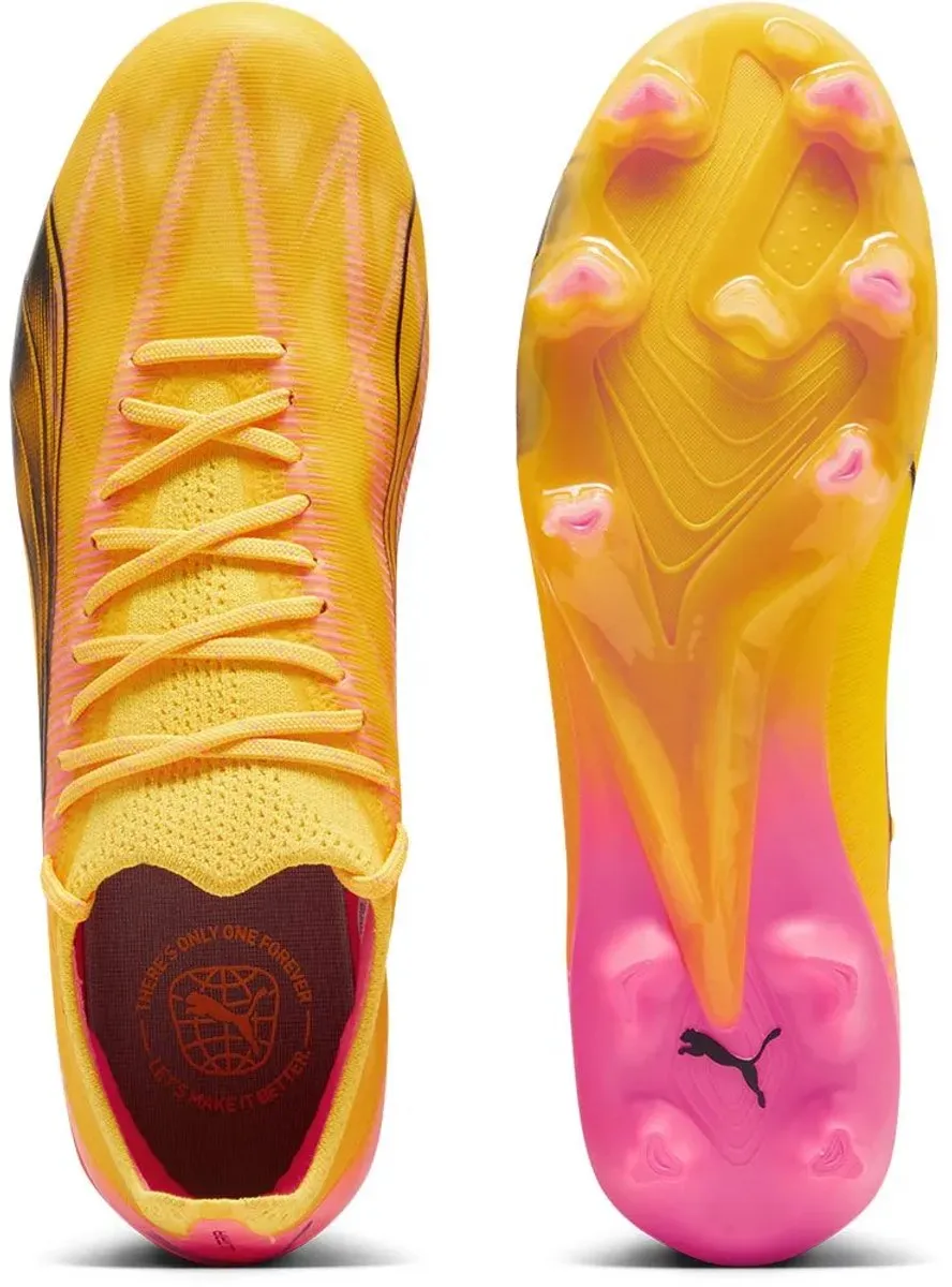 PUMA Ultra Ultimate FG/AG Voetbalschoenen - Geel - EU 36