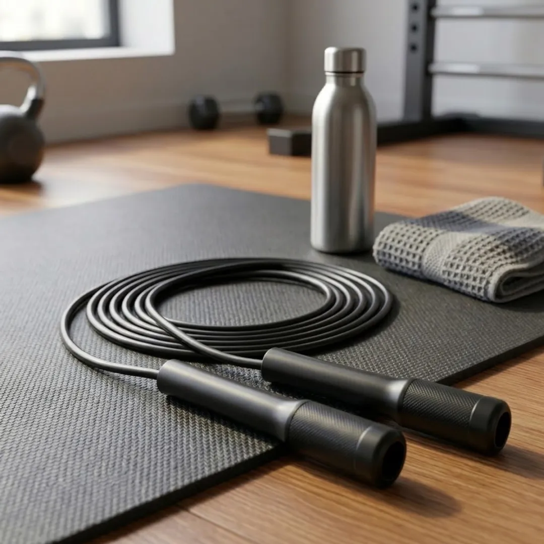 NuveX Zwart Springtouw - Cardio Training