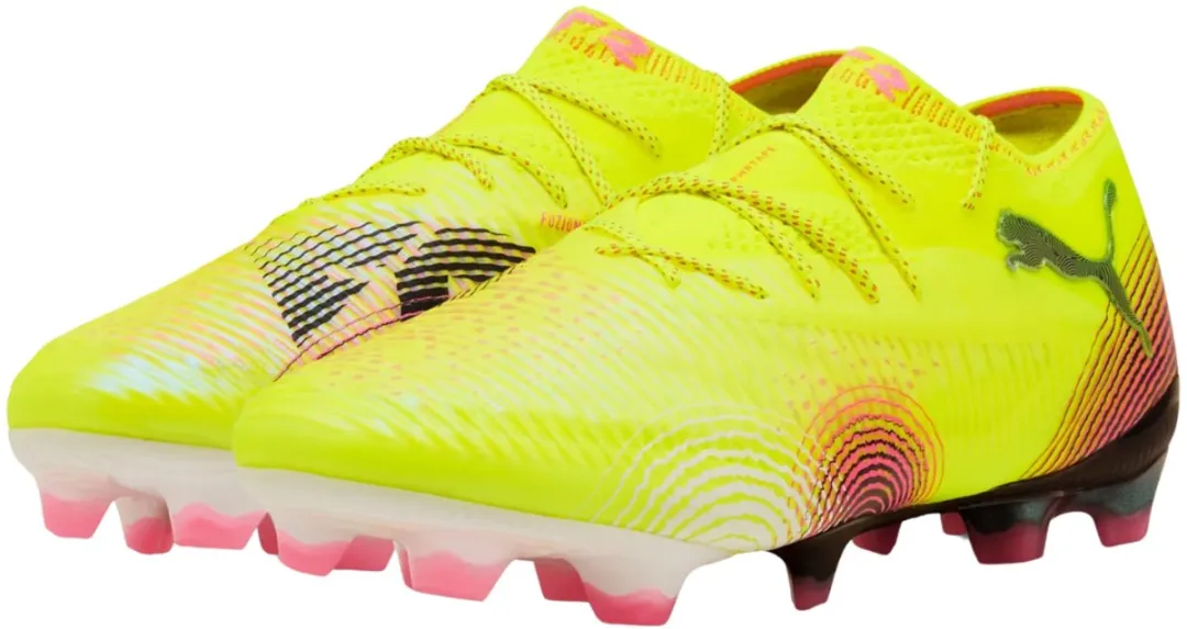 PUMA Future 8 Ultimate Low FG Schoenen - Geel - Maat 42