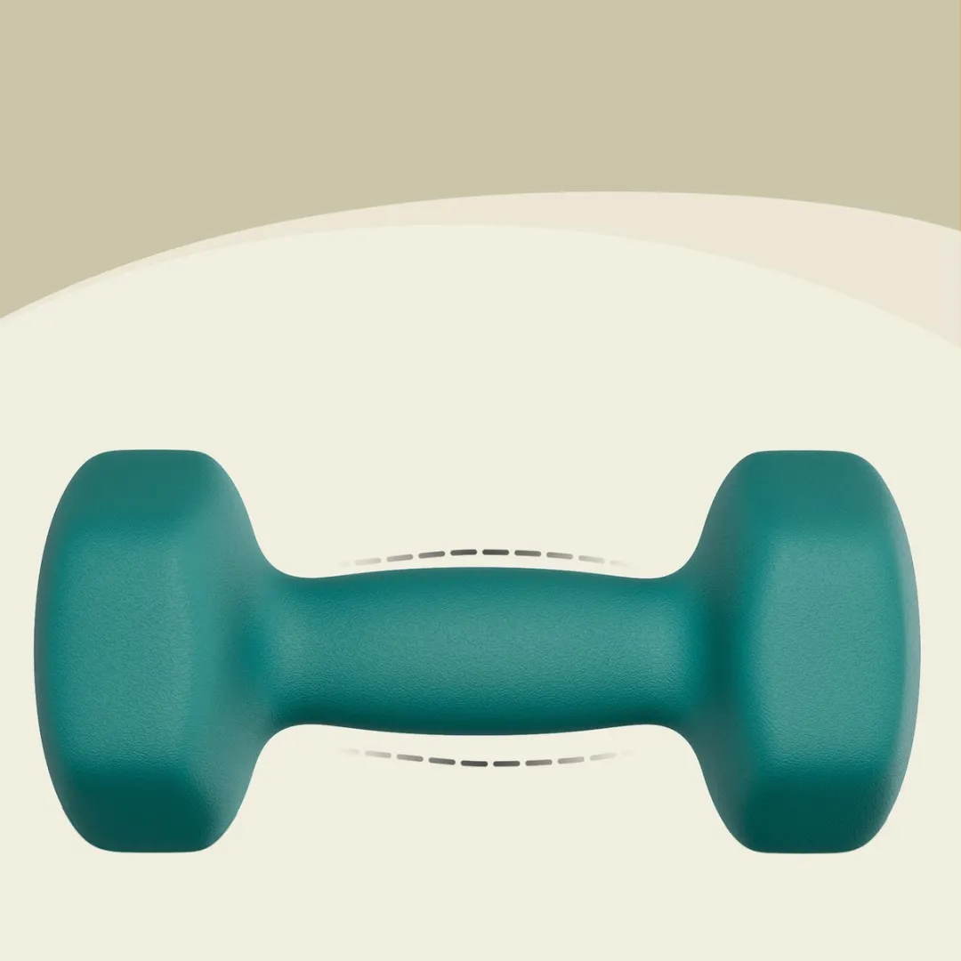 Songmics SYL906Q01 Hexagon Dumbbellset 2x3kg - Blauw - afbeelding 6 van 6