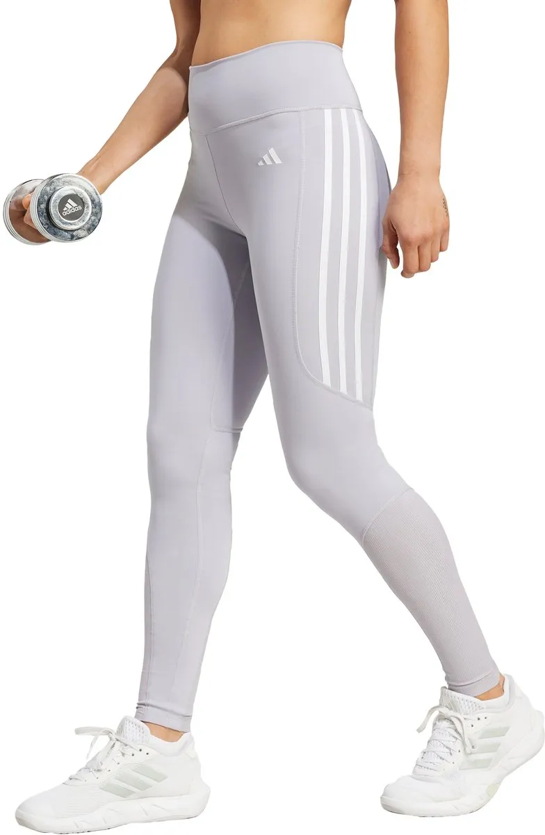 Adidas Performance Optime Essentials Stash Pocket Lange Legging IW5460 - Grijs