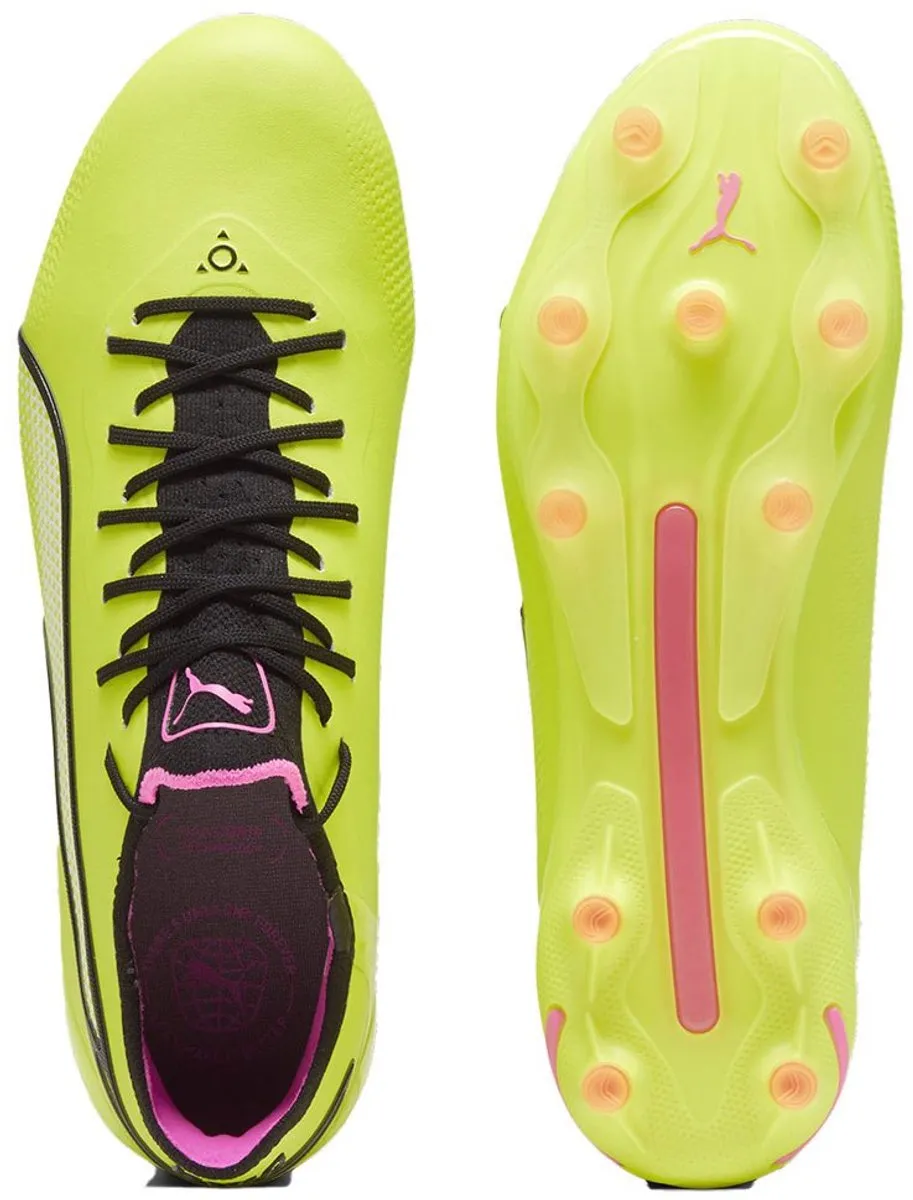 PUMA King Ultimate FG/AG Voetbalschoenen - Geel - Maat 46