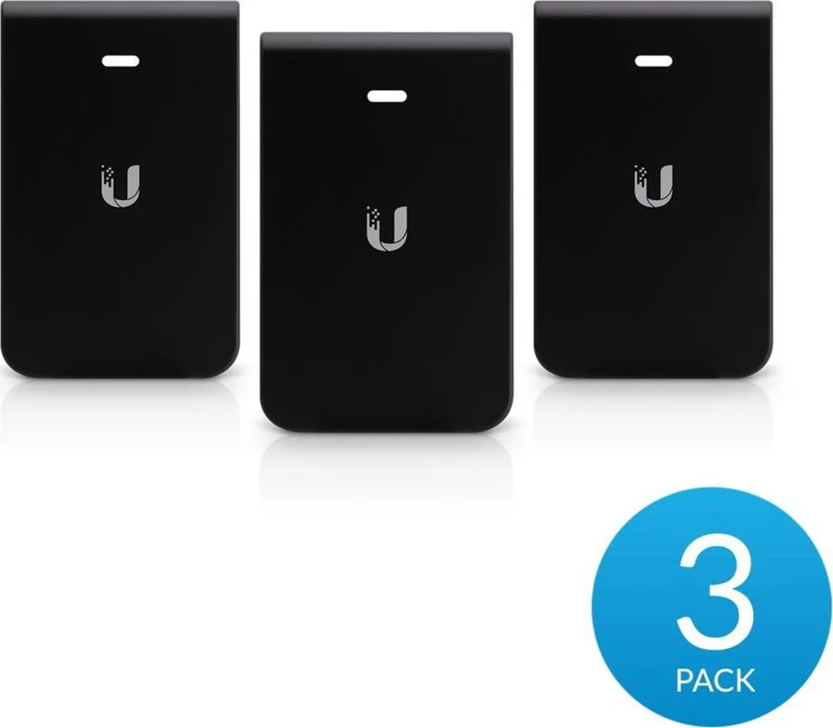 Ubiquiti UniFi In-Wall HD Cover - 3 Stuks - Zwart