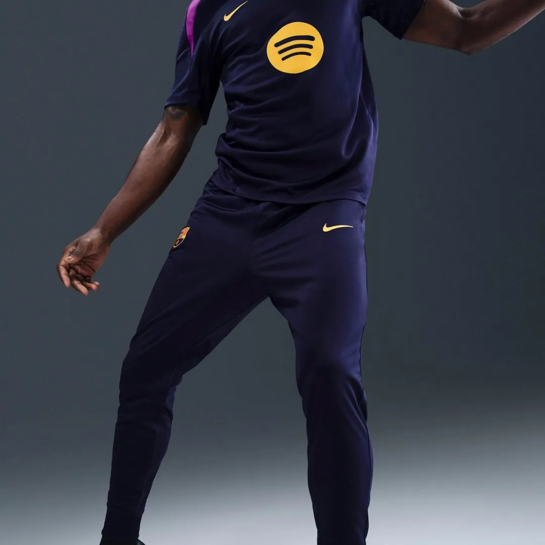 Nike FC Barcelona Strike Trainingsbroek XL - Paars/Geel