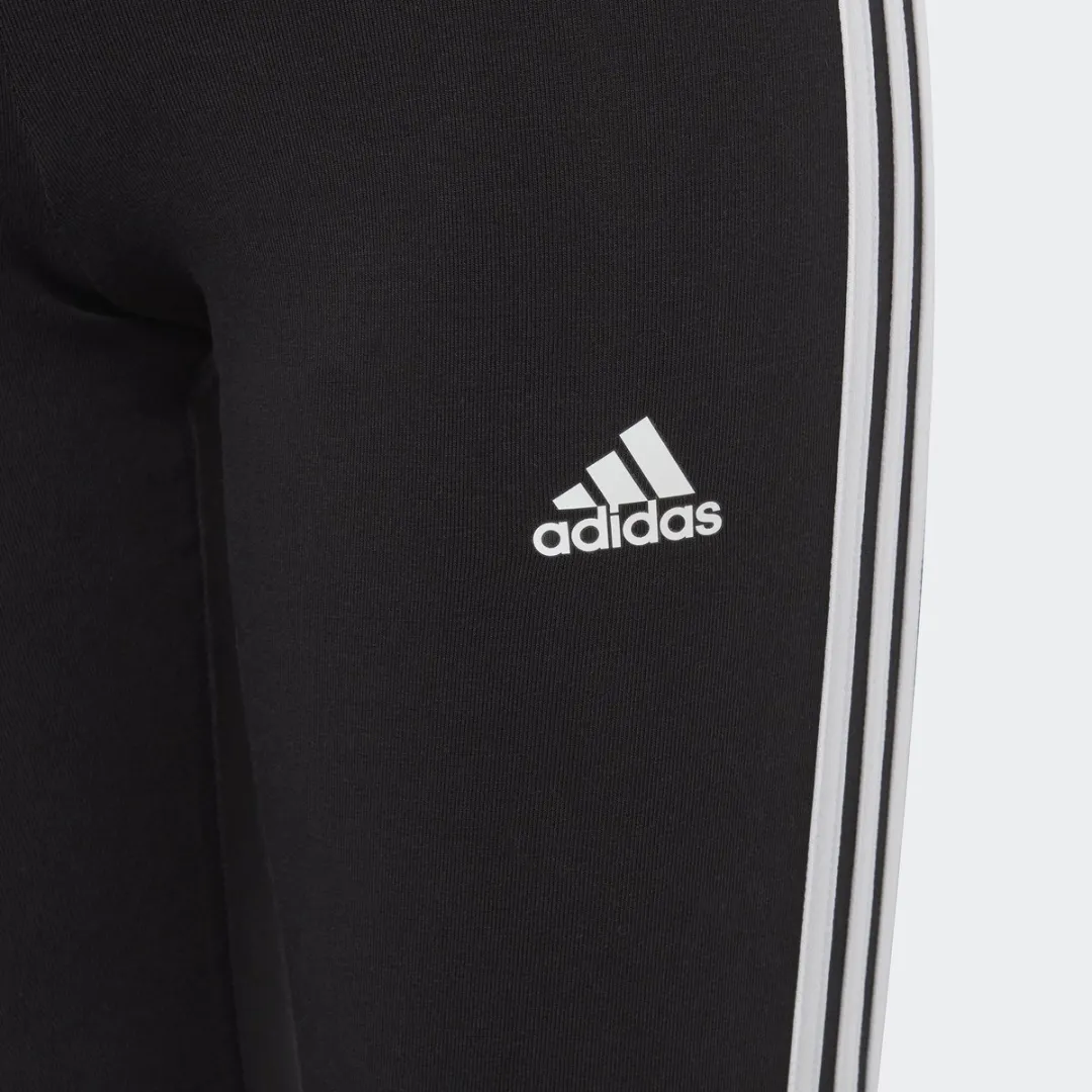 adidas Essentials 3-Stripes Legging - 128 - Zwart