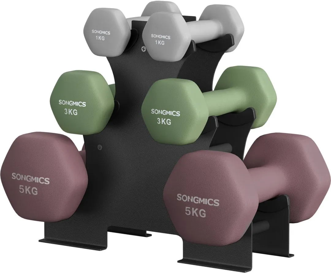 Songmics SYL618MZ02 Hexagon Dumbbellset