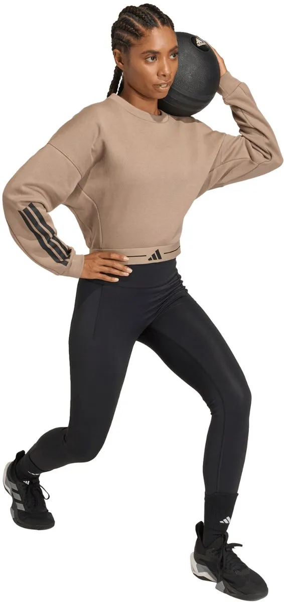 Adidas Hyperglam Sweater Dames - XL - Beige