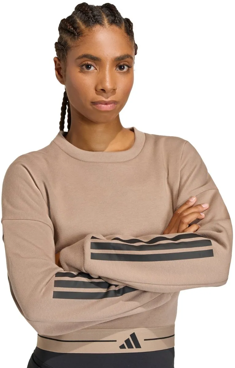 Adidas Hyperglam Sweater Dames - XL - Beige