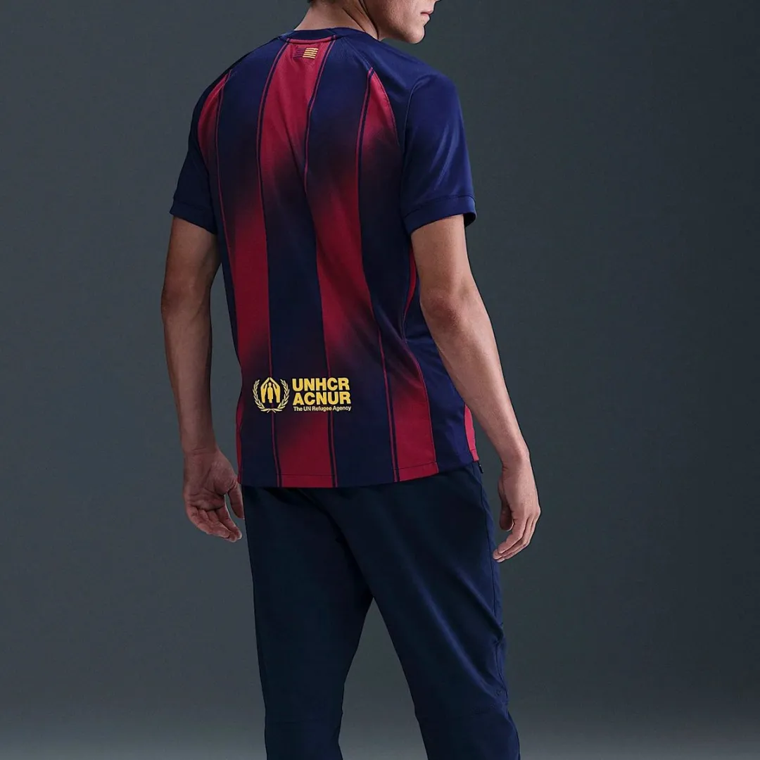 Nike FC Barcelona 2025/26 Thuis Shirt - S - Blauw/Rood/Goud