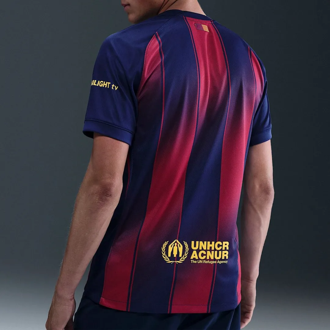 Nike FC Barcelona 2025/26 Thuis Shirt - S - Blauw/Rood/Goud