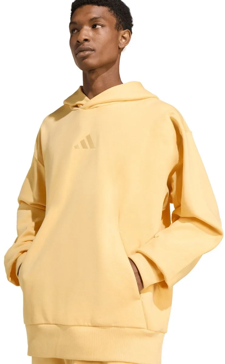 adidas All Szn Fleece Hoodie Heren - Geel - XXXL