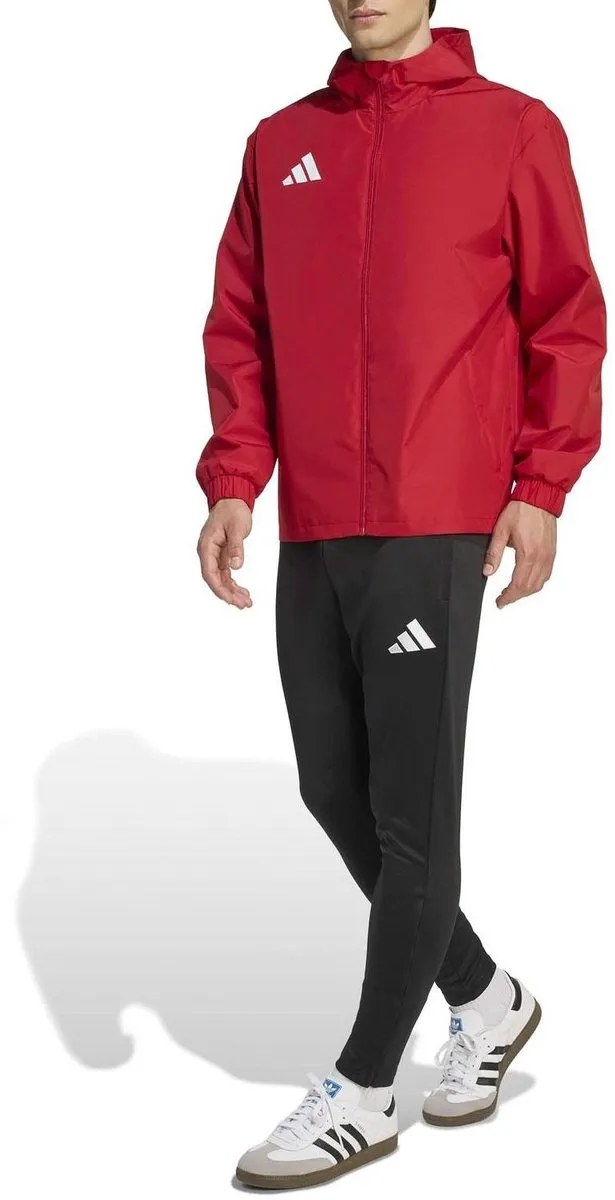 Adidas Performance Entrada26 All Weather Jack - Heren Rood - XXXL
