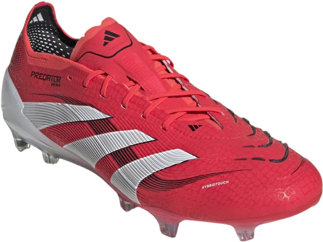 adidas Predator Elite FG Schoenen - Rood - Maat 42