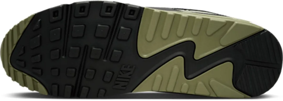 Nike Air Max 90 Sneakers - Maat 44 - Wit/Grijs/Olijfgroen