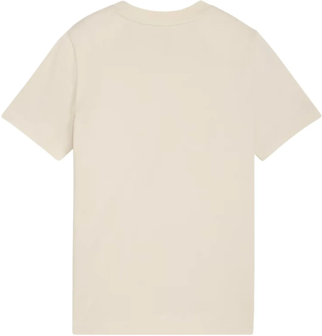 PUMA No.1 Logo Centered Tee - Maat 128 Beige