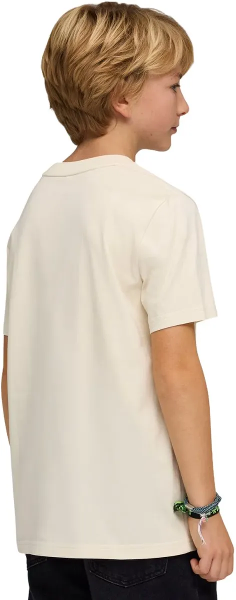 PUMA No.1 Logo Centered Tee - Maat 128 Beige