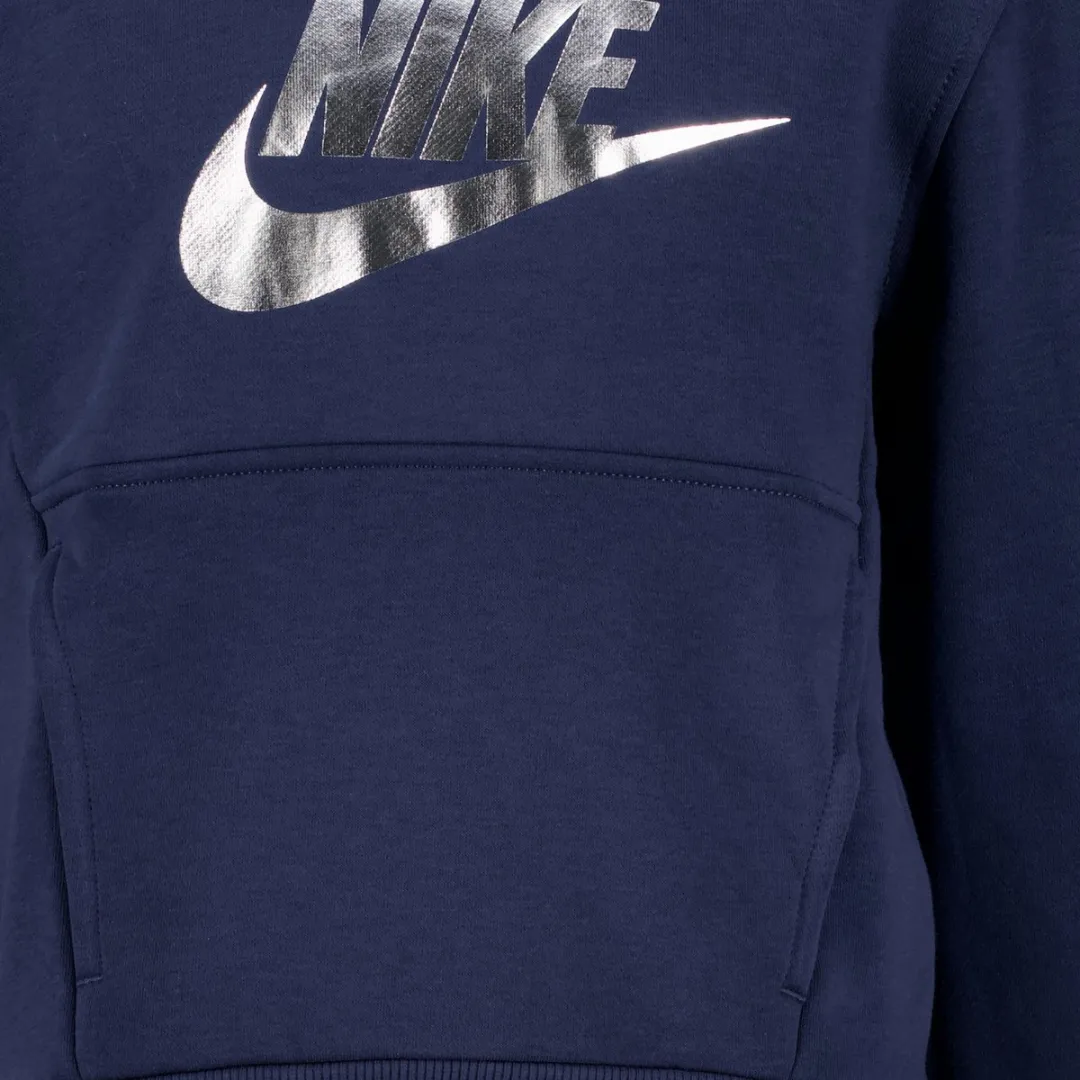 Nike Sportswear Club Fleece Kinder Hoodie - Maat 152/158 - Blauw