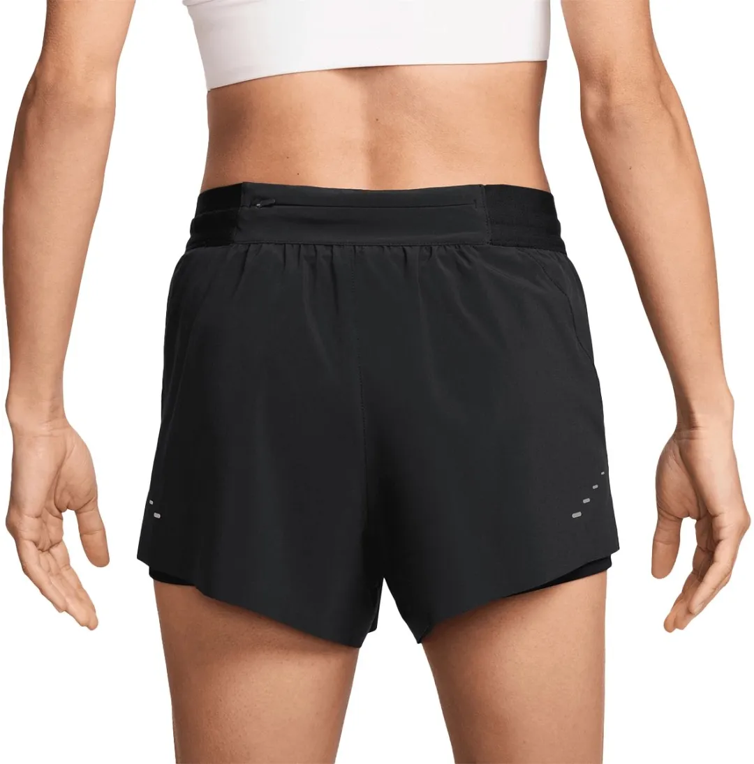 Nike Swift Dri-FIT 2-in-1 Sportshort Dames - Zwart - 40