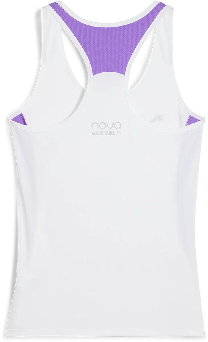 PUMA Individual Mouwloos T-shirt Wit - XL